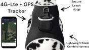 Monitor Dog Position w/ Mini GSM GPRS GPS Realtime Collar Pet Tracker Size:M