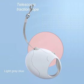Pet High Premium Outing Traction Automatic Retractable Leash (Color: Light Blue, size: M)